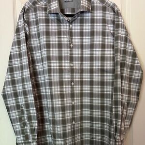 Van Heusen Men's Plaid Button-Down Shirt